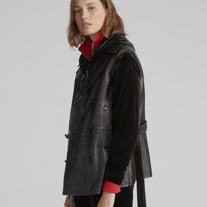RAG & BONE Nelly Leather Vest. $1295. SOLD OUT